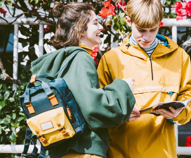 Doughnut macaroon clearance yellow backpack