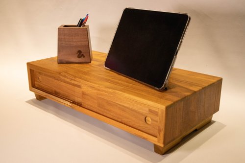 Just Wood 非木不可 【新品】【非木不可】螢幕增高收納架丨筆電架丨 收納架丨 電