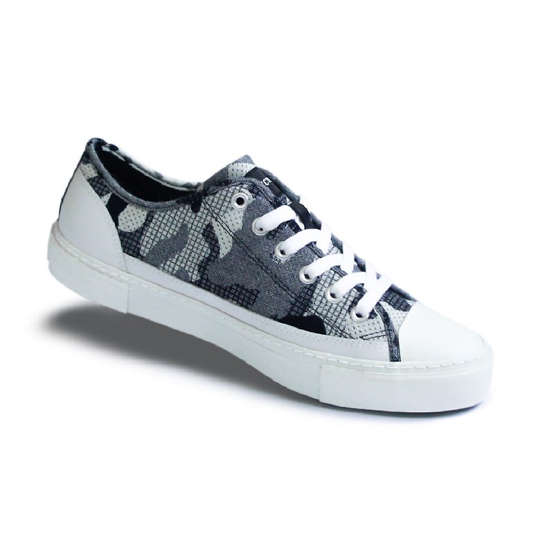 【Off-season sale】 DYCTEAM -  Camo Pattern Jacquard Shoes - รองเท้าลำลองผู้ชาย - วัสดุอื่นๆ สีน้ำเงิน