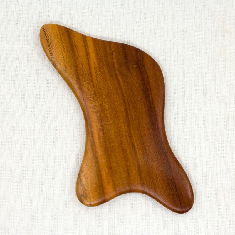 Gua Sha Massage Wooden Tool, Wooden Massage for Face, Eyes, Neck and Body - อุปกรณ์เสริมความงาม - ไม้ สีนำ้ตาล