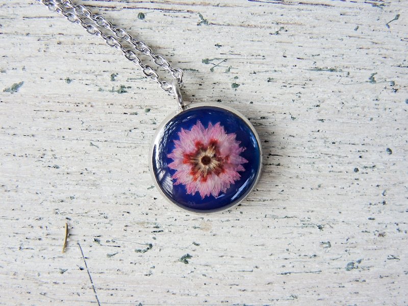 Real flower necklace - Ocean Star - สร้อยคอ - พืช/ดอกไม้ หลากหลายสี