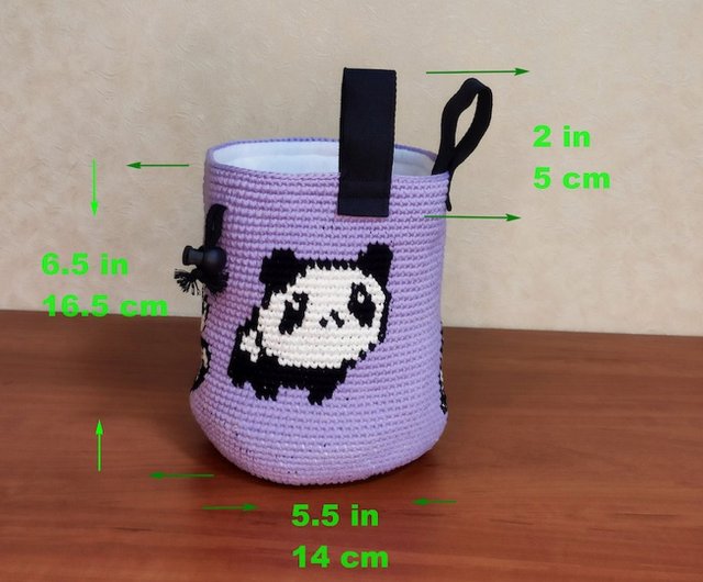 Two Loops Bouldering Chalk Bag Climbing Gear for Indoor and Traditional  Rock Climbing. Bouldering Bucket of Neoprene, Crochet. M Size