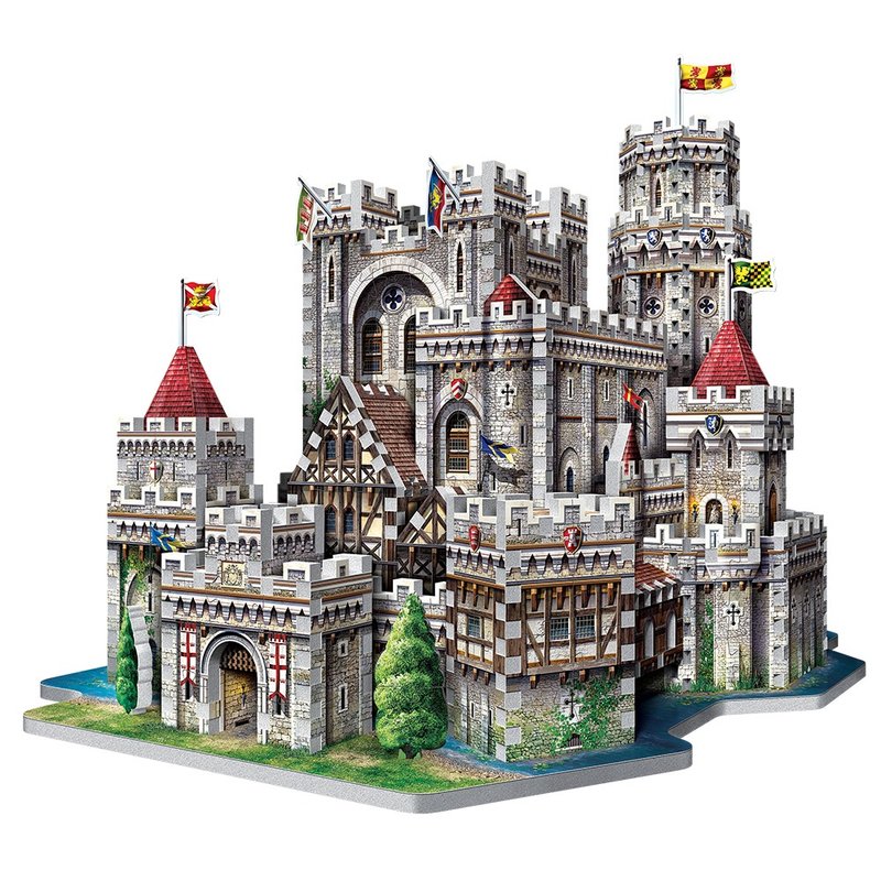 King Arthur's Camelot/3D Puzzle - เกมปริศนา - วัสดุอื่นๆ หลากหลายสี