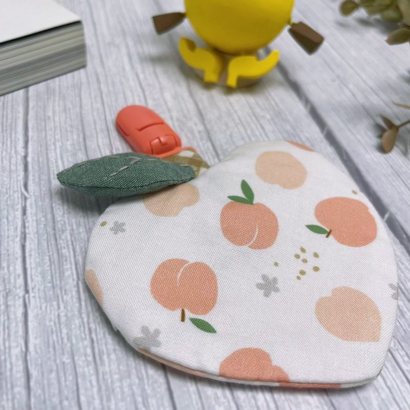 カスタム - ピーチ型ピンアン チャーム バッグ - ラッキー バッグ / お守りバッグ / 満月のギフト ボックス - お守り - コットン・麻 