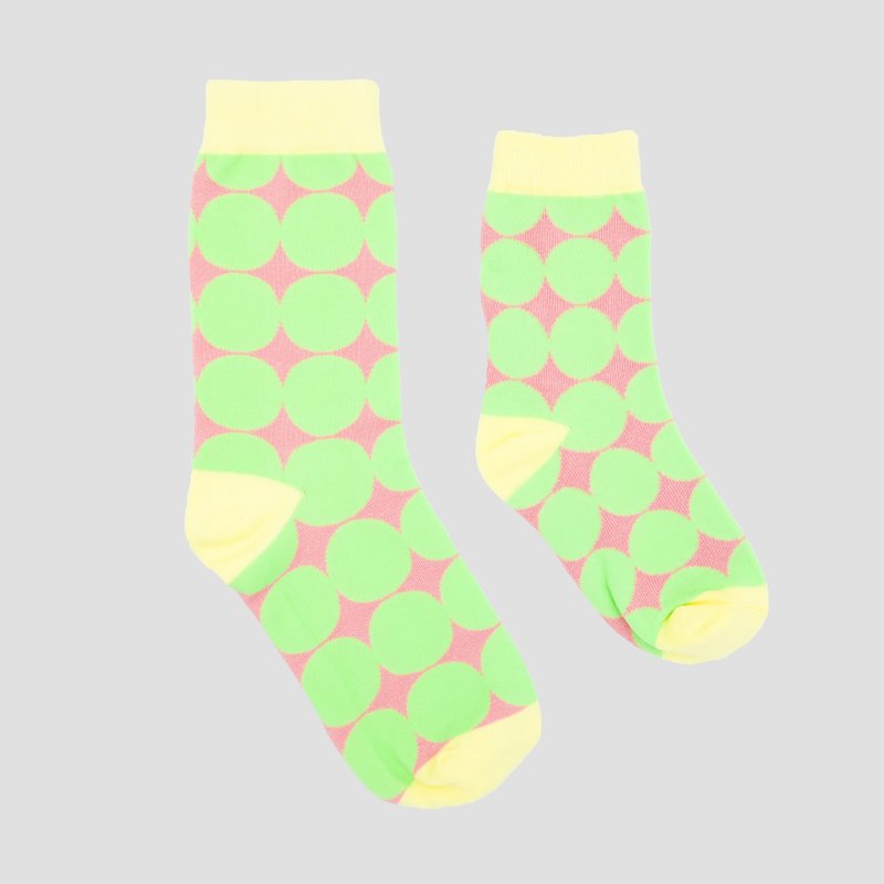 Pink shiny parent-child socks - ถุงเท้า - ผ้าฝ้าย/ผ้าลินิน 