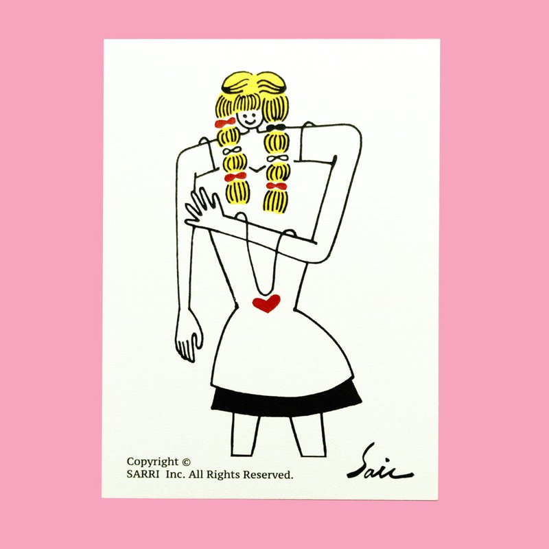 Postcards, Mini Posters, Waterproof Stickers, Motorcycle Stickers, Luggage Stickers, Holding, Cards, All-Purpose Cards - การ์ด/โปสการ์ด - กระดาษ สึชมพู