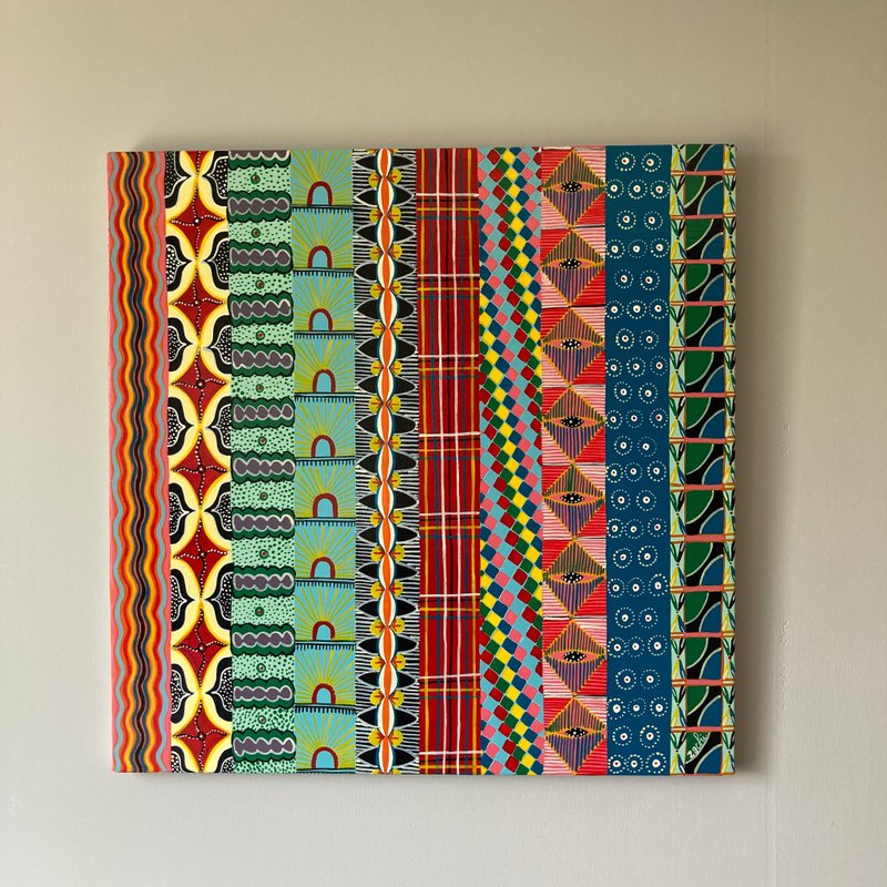 【U319 Kitenge】African Art Air Transported to Taiwan/50x50cm - Posters - Other Materials 