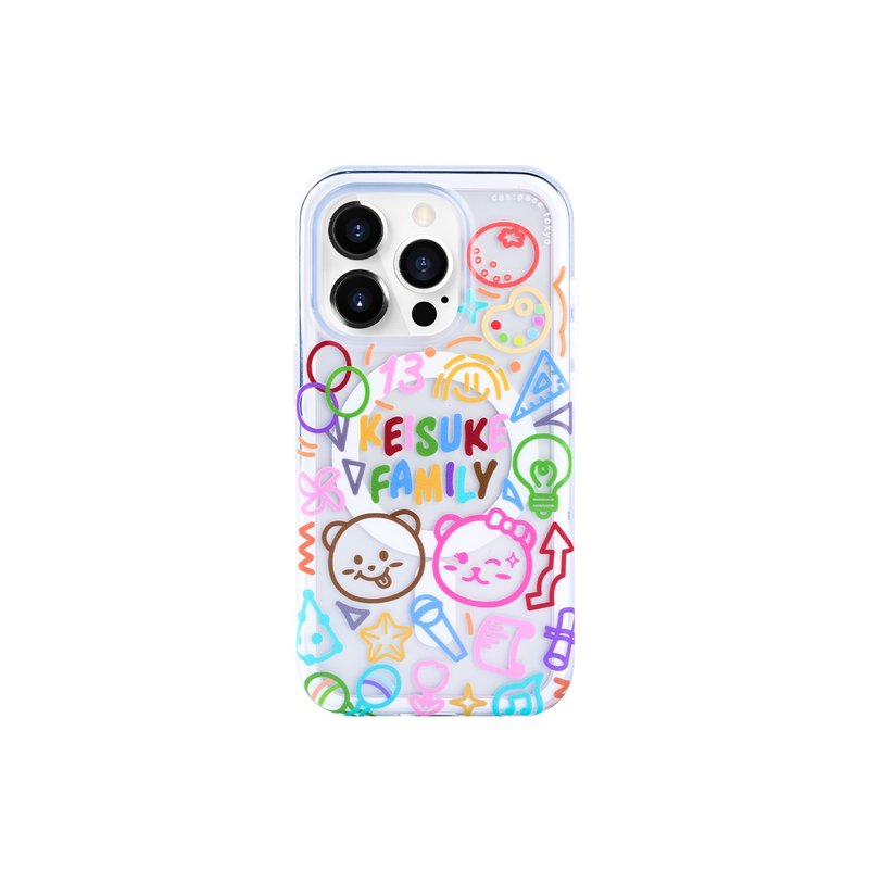 cas:pace 24S/S collection colorful graffiti phone case - เคส/ซองมือถือ - ซิลิคอน 