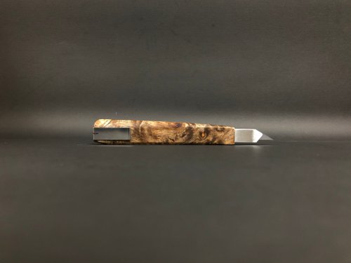 威力康創意 原木美工刀 黃金樟樹瘤