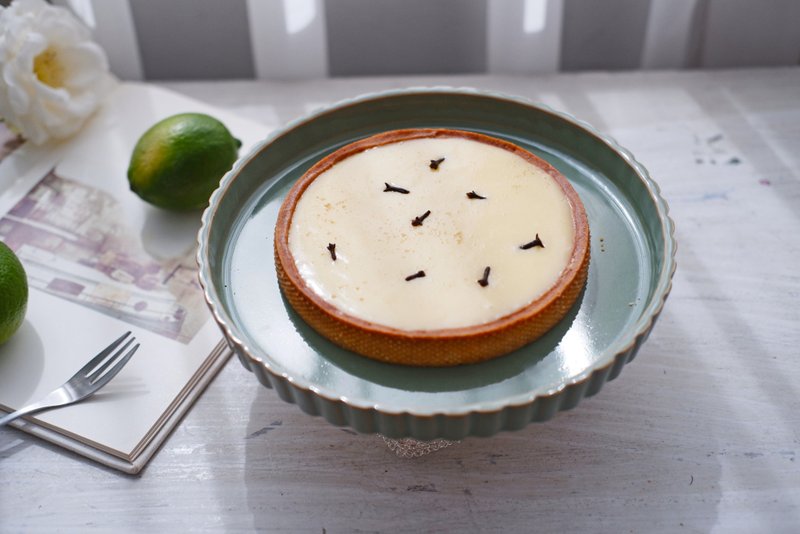 【One Drop】First Love - Clove Lemon Tart (6 inches) - เค้กและของหวาน - อาหารสด สีส้ม