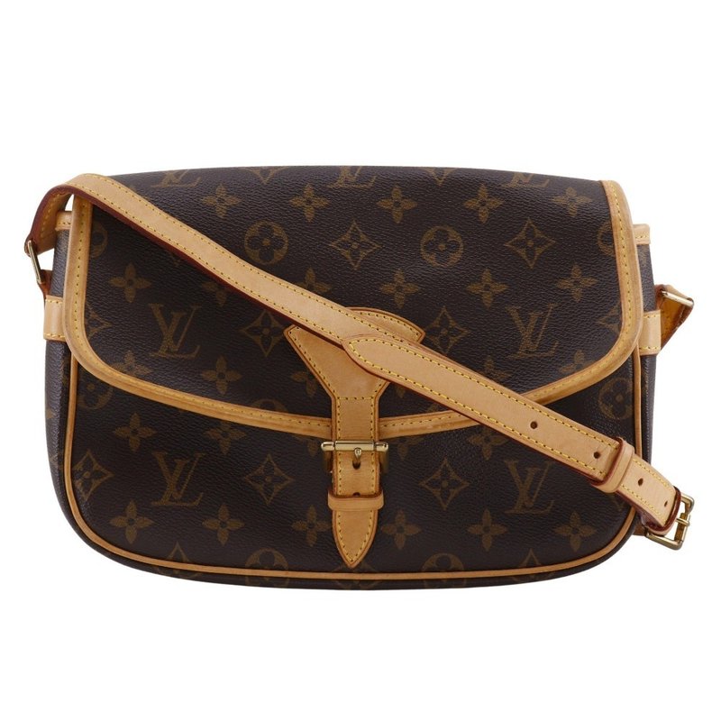 【日本直送】ルイ・ヴィトン LOUIS VUITTON ソローニュ ショルダーバッグ M42250 モノグラムキャンバス 茶 VI0026 レディース【中古】 - 側背包/斜背包 - 人造皮革 咖啡色