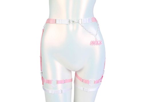 Catzo Club Moo Garter Belt Pink