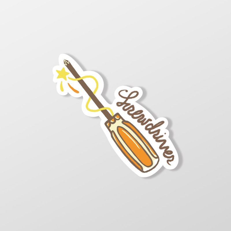 Screwdriver/SADCAT/車貼、貼紙、軟磁 SunBrother孫氏兄弟 - 貼紙 - 防水材質 