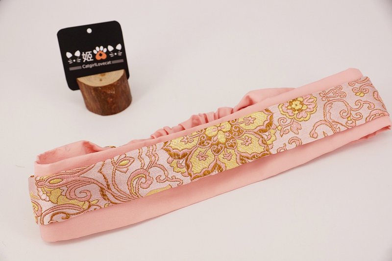 Minions Dress Cute-Yanxi Palace Series-Classical Silk Ribbon (Lotus Root Powder) - Hair Accessories - Other Materials Pink