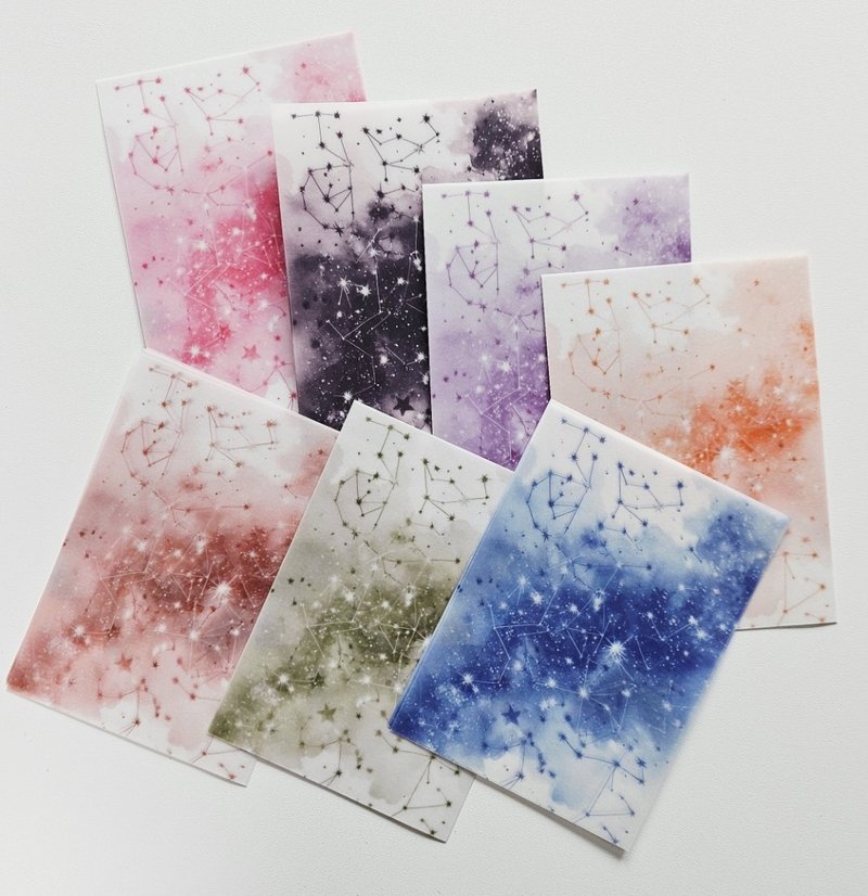 Starlight Watercolor Notebook Tracing Paper - กระดาษโน้ต - กระดาษ หลากหลายสี