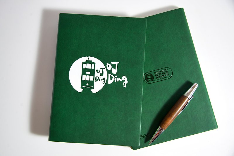 Signature Lined Notebook Hong Kong Tramways Edition - A5 / Green - Notebooks & Journals - Other Materials 