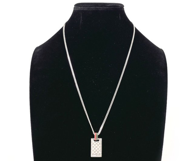 日本直送 中古美品】グッチ GUCCI ネックレス ディアマンテ シェリー