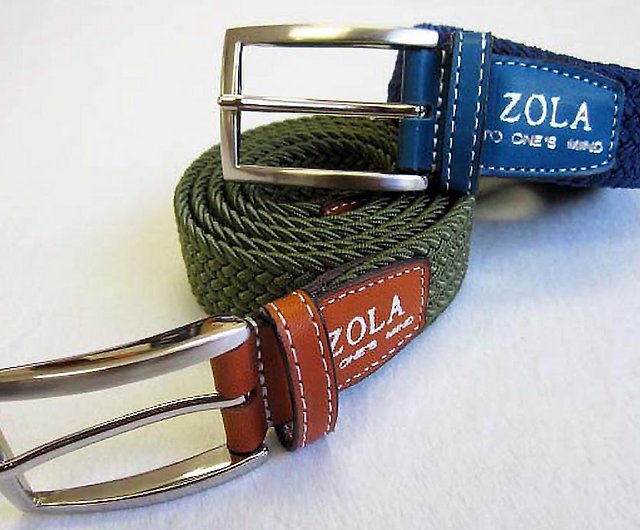 Mesh Leather Belt 30mm width