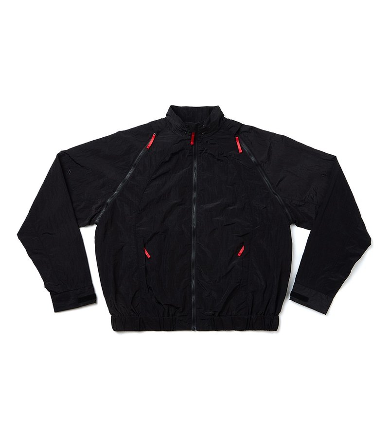 Black - Detach shell jacket - เสื้อโค้ทผู้ชาย - วัสดุอื่นๆ สีดำ