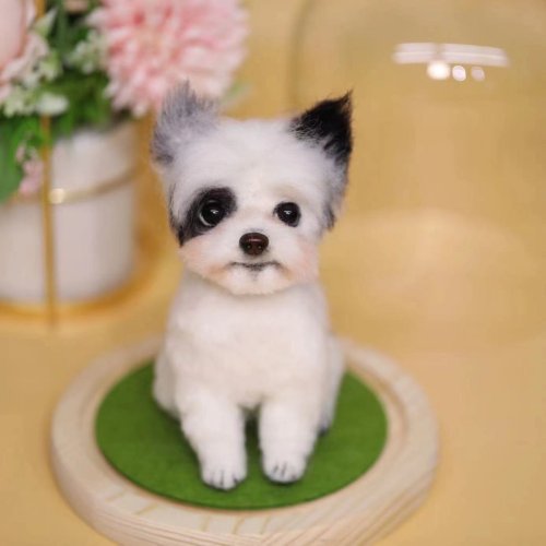 LifeXtyle 樂活式 客製化逼真約克夏犬羊毛氈寵物娃娃定製複刻狗狗貓咪毛小孩公仔