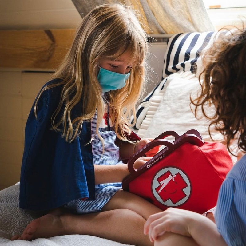 オールインワン ドクターズバッグ - 知育玩具・ぬいぐるみ - 木製 