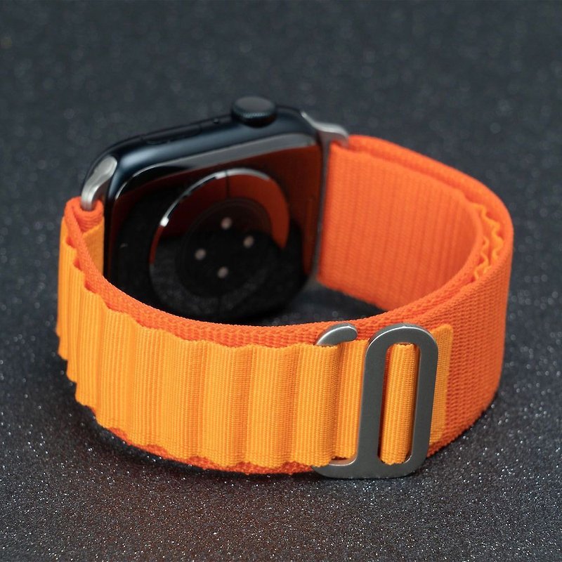 Torrii Apple Watch ストラップ SOLAR ナイロン シリーズ 42/44/45/49mm -オレンジ - 時計ベルト・時計バンド - ナイロン オレンジ