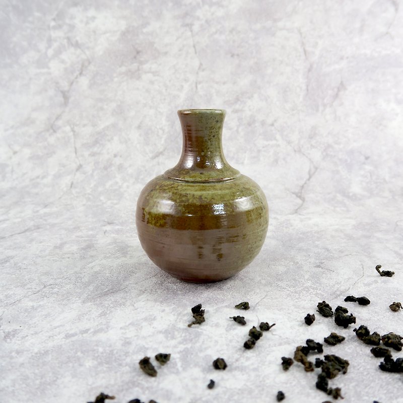 添興窯/柴燒小品-花瓶#2 - 植栽/盆栽 - 陶 咖啡色