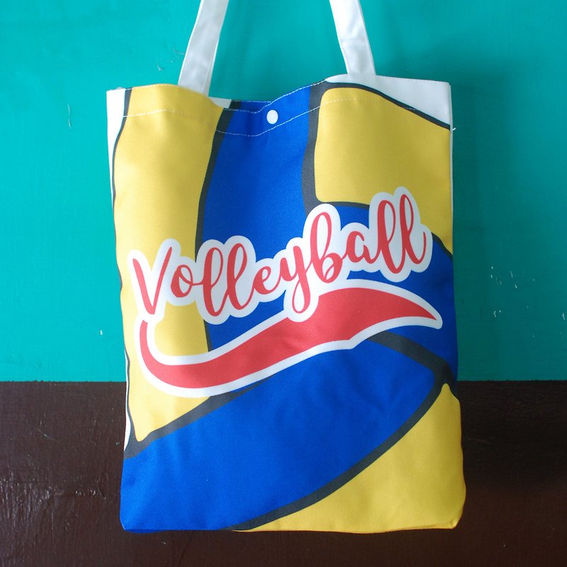 Volleyball Soul Shoulder Bag/Large Bag - Handbags & Totes - Other Materials Blue