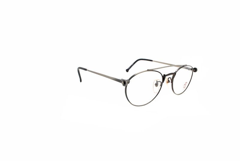 プレーン/ディグリーレンズを購入できますAlainDelon 150580年代のアンティークグラス - 眼鏡・フレーム - 金属 グレー