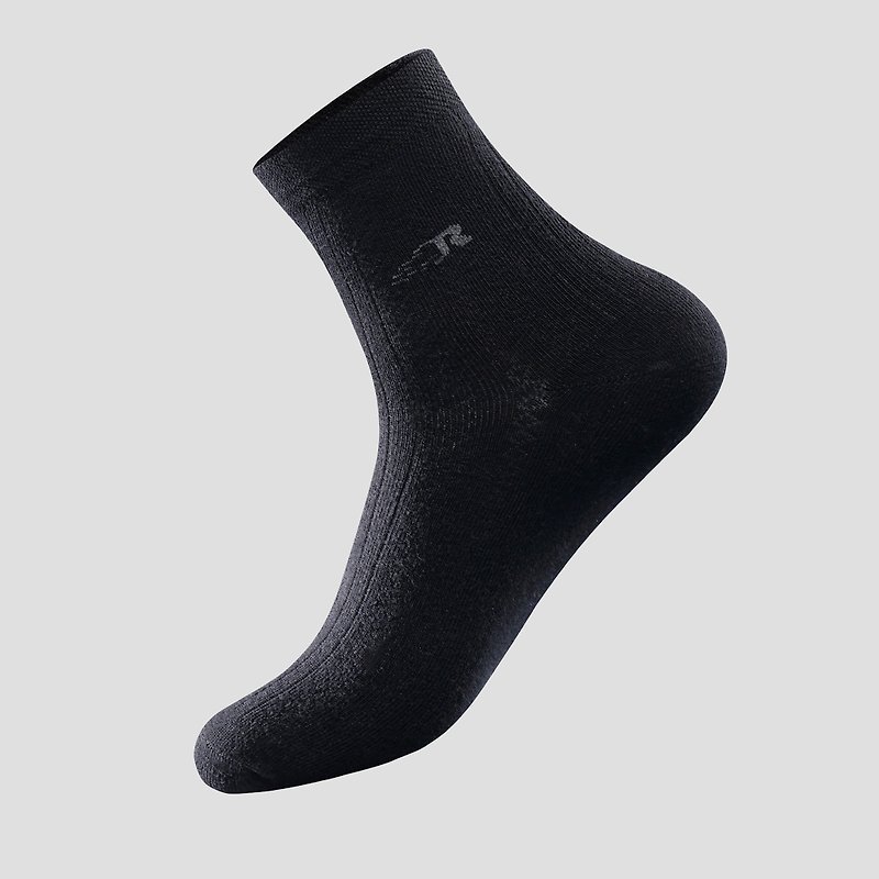 淨菌商務襪-黑色 - 襪子 - 棉．麻 黑色