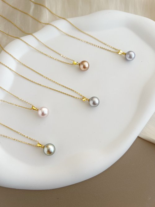 The Moon 牧光質感飾品 【精緻禮盒】奧地利珍珠項鍊 18KGF-女神們 #知性 優雅 女神