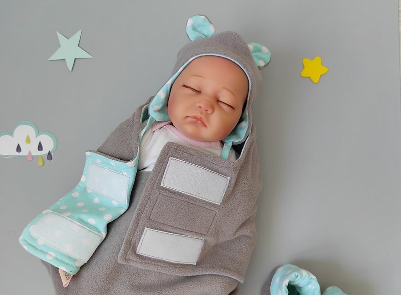 新生 襁褓 - 被子 給寶寶 - 睡袋 新生 - 嬰兒飾品 - 其他材質 多色