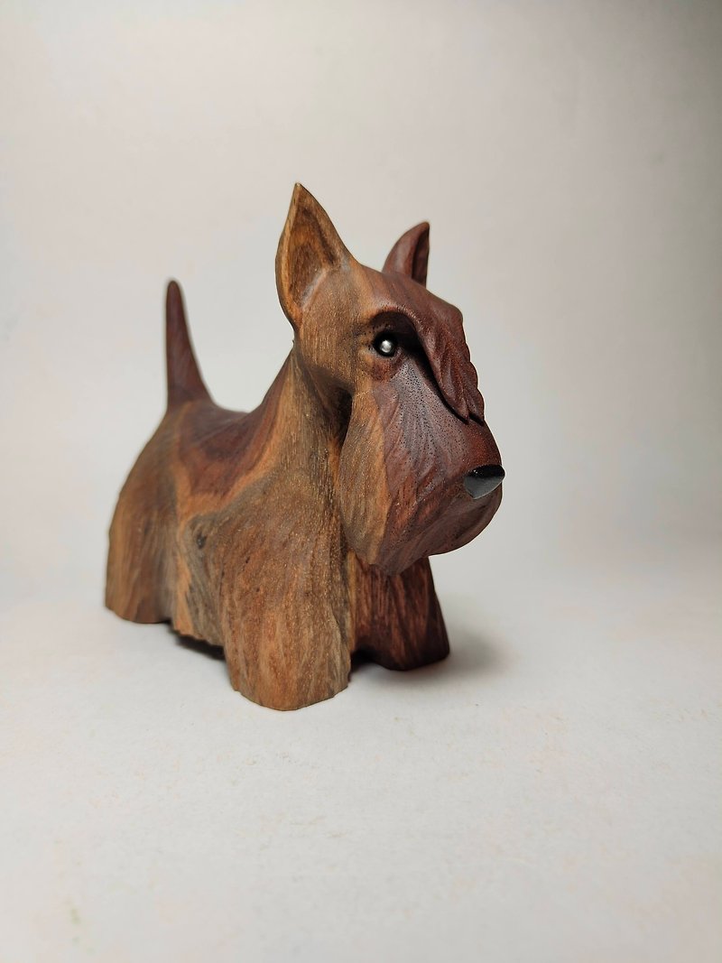 Figurine Dog - 公仔模型 - 木頭 