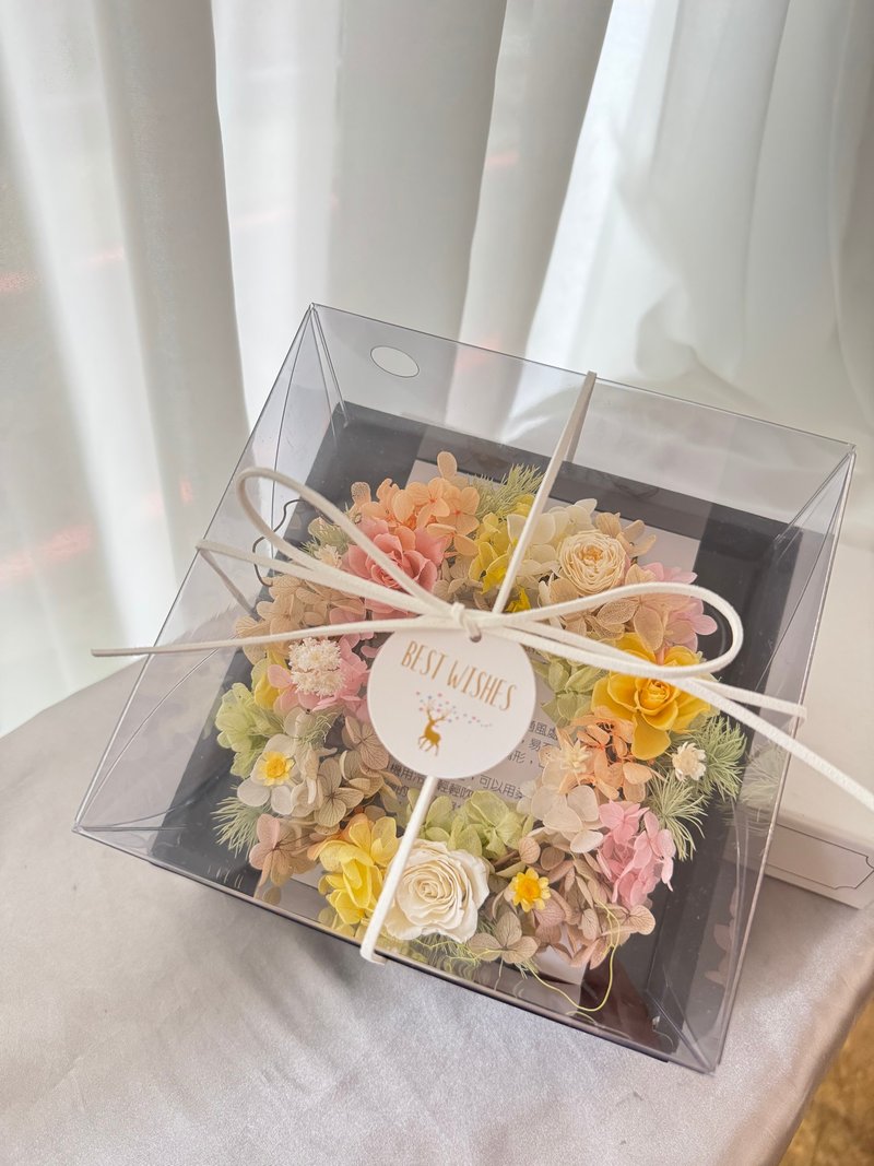 永生花花圈 居家佈置 花圈花禮 - 乾燥花/永生花 - 植物．花 