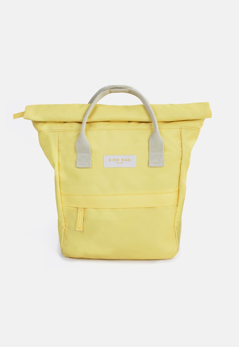 英國Kind Bag-後背包-迷你-萊姆黃 - 後背包/背包/書包 - 環保材質 黃色