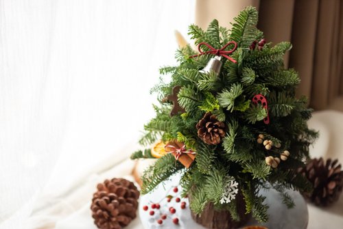 オーナメント　クリスマスツリー 飾り　クリスマス　　インポート　手作り　レア インポートされた高貴な歌のクリスマス ツリー | DIY のクリスマスの裸