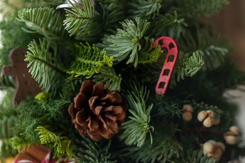 オーナメント　クリスマスツリー 飾り　クリスマス　　インポート　手作り　レア インポートされた高貴な歌のクリスマス ツリー | DIY のクリスマスの裸