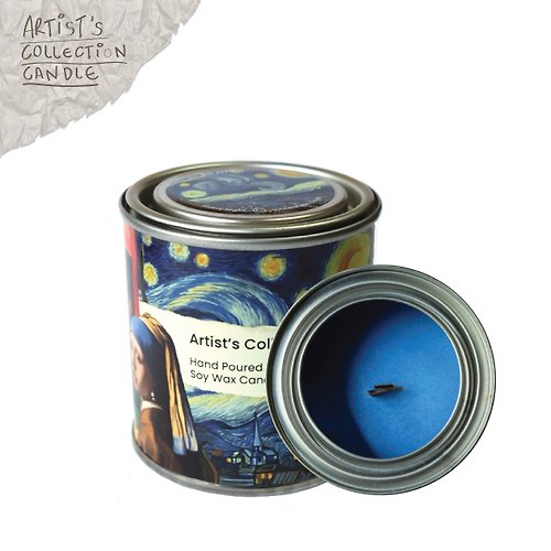 sleep-ing Artist Candle Collection - Starry night (Vincent Van Gogh)