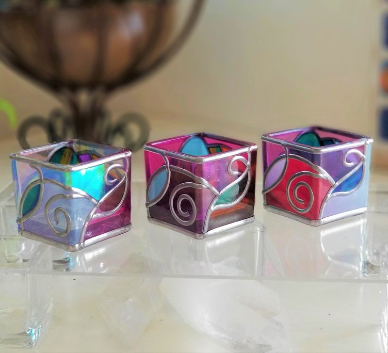 LED付キャンドル3個セット　琉暁２ - 燈具/燈飾 - 玻璃 多色