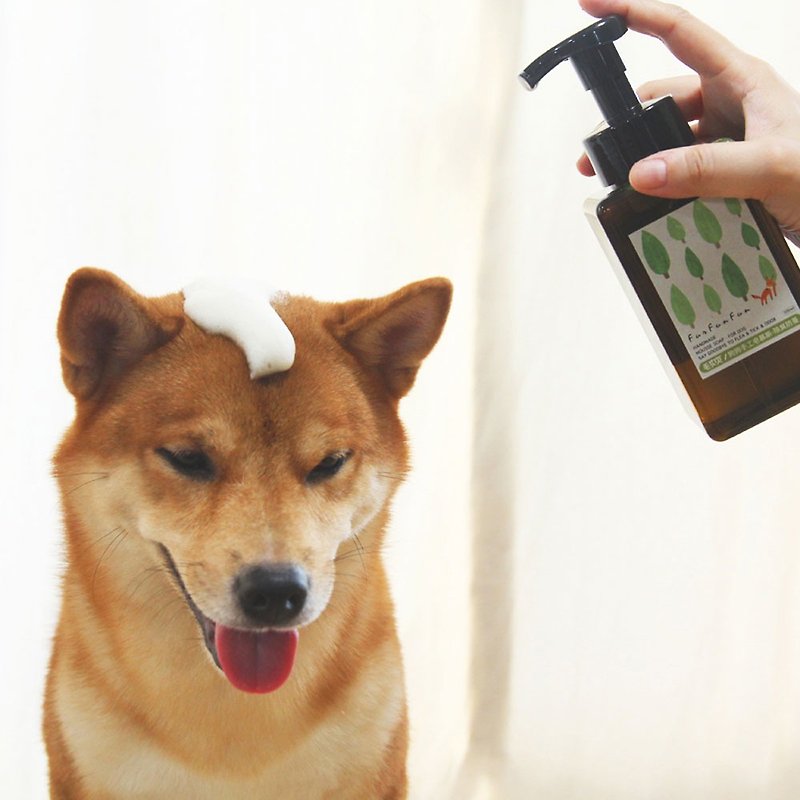 Mao Shuang Shuang - Mao Boy ハーバルムースソープ - 犬用消臭・抗ノミ洗浄剤 - グルーミング - エッセンシャルオイル グリーン