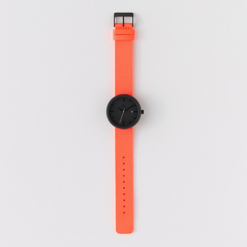 YOT WATCH 40mm Neon Orange/BK - นาฬิกาผู้ชาย - วัสดุอื่นๆ สีส้ม