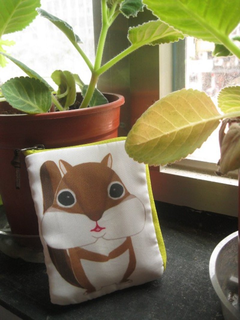 Squirrel money card, certificate bag - Other - Other Materials Brown