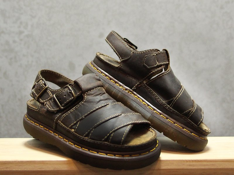 Tsubasa.Y Ancient House Black 005 Martin Sandals, Dr.Martens England - Sandals - Other Materials Black