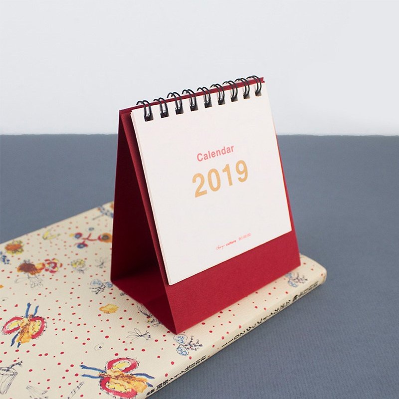 2019 100K desktop calendar / small desk calendar / mini calendar - ปฏิทิน - กระดาษ หลากหลายสี