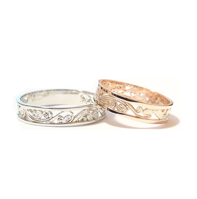 wave lace ring (Hawaiian jewelry) - General Rings - Other Metals Silver