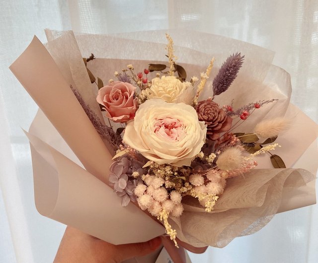 Wealthy banknotes bouquet (real banknotes remitted separately) Wealthy  flowers real banknotes gift birthday gift - Shop flowflow1314 Dried Flowers  & Bouquets - Pinkoi