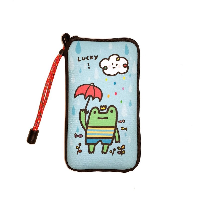 炫亮大Q包_Lucky青蛙王子(i12、13 、14 、15 適用) - 手機殼/手機套 - 防水材質 多色