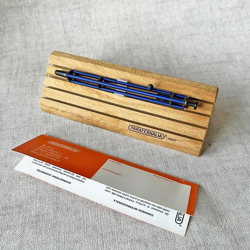 Parafernalia Revolutionary Ball Pen | Italian Industrial Design - ปากกา - อลูมิเนียมอัลลอยด์ สีน้ำเงิน