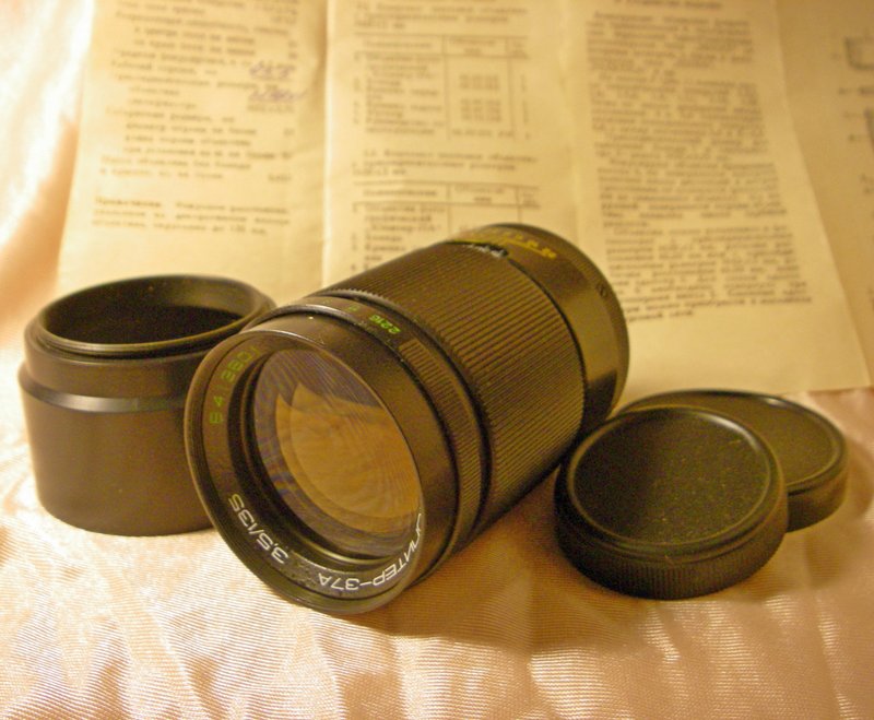 KMZ JUPITER-37A 135mm F3.5 lens for M42 Zenit Pentax mount USSR Sonnar copy 1984 - กล้อง - แก้ว สีดำ