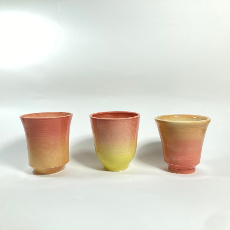 Gradient warm color cup - แก้ว - ดินเผา หลากหลายสี